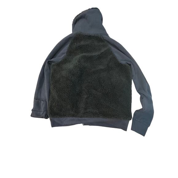 Athleta Women's Black Contrast Sherpa Full Zip Fleece Lined Jacket Size S - Picture 3 of 8